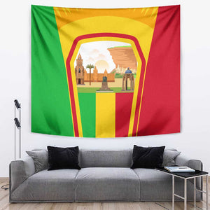 I Love Mali Tapestry Famous Tourist Destinations