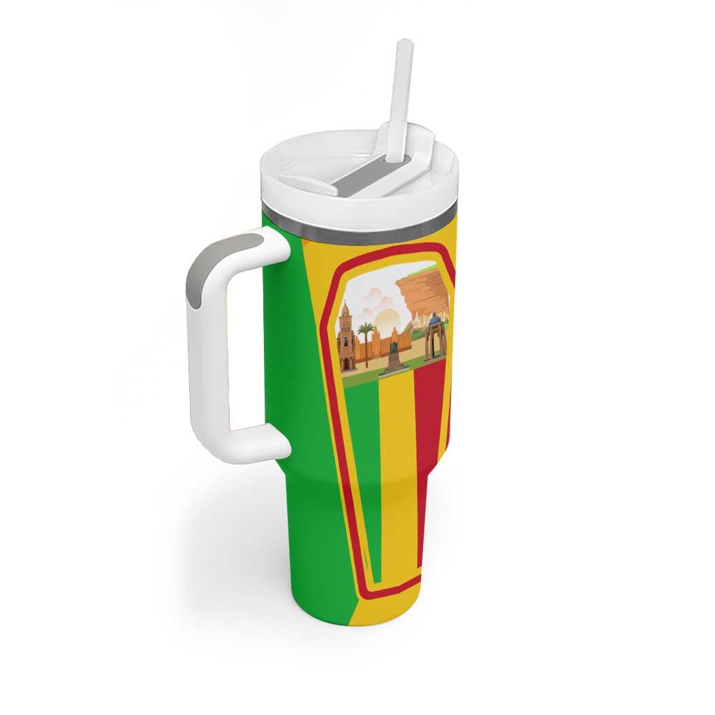 I Love Mali Tumbler With Handle Famous Tourist Destinations