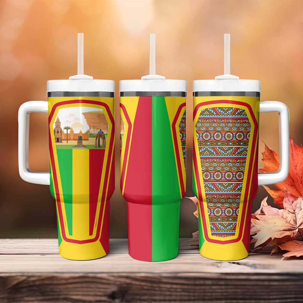 I Love Mali Tumbler With Handle Famous Tourist Destinations