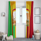 I Love Mali Window Curtain Famous Tourist Destinations