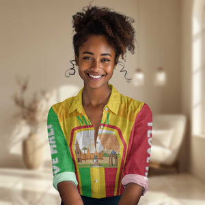 I Love Mali Women Casual Shirt Famous Tourist Destinations