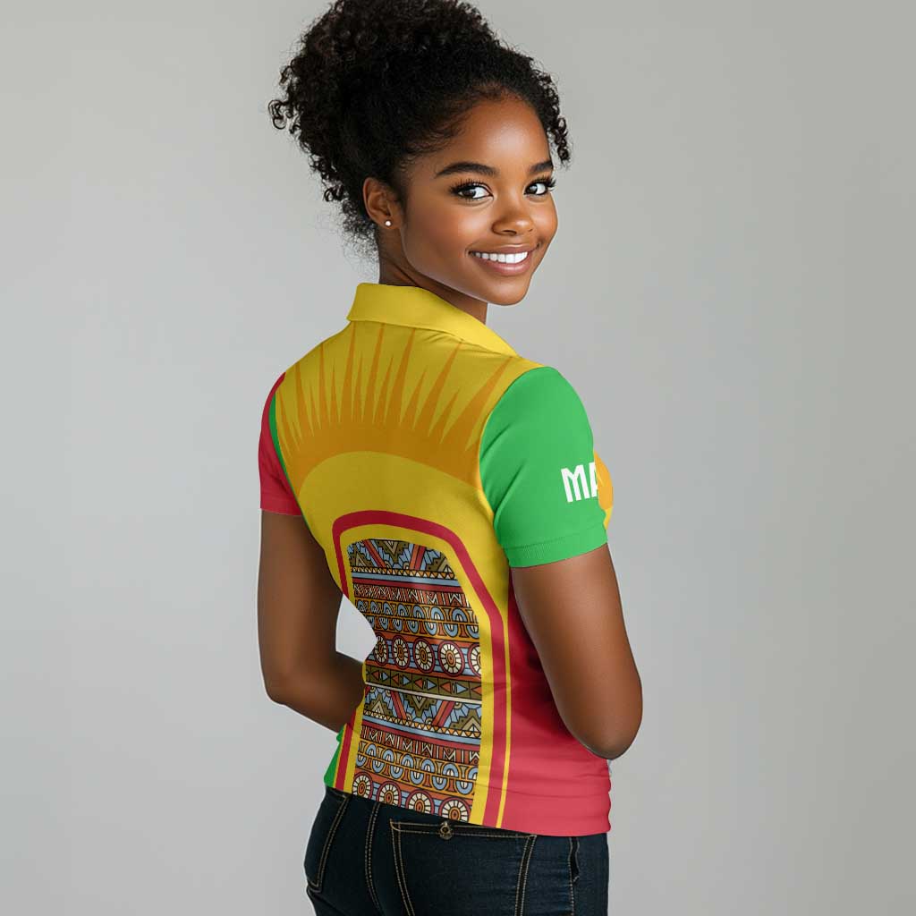 I Love Mali Women Polo Shirt Famous Tourist Destinations