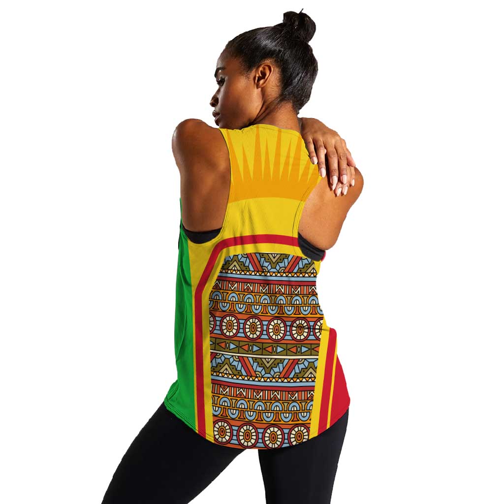I Love Mali Women Racerback Tank Famous Tourist Destinations