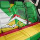 Mali Vulture Eagles Back Car Seat Cover African Pattern Flag Color
