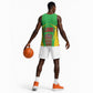 Mali Vulture Eagles Basketball Jersey African Pattern Flag Color - African Pride