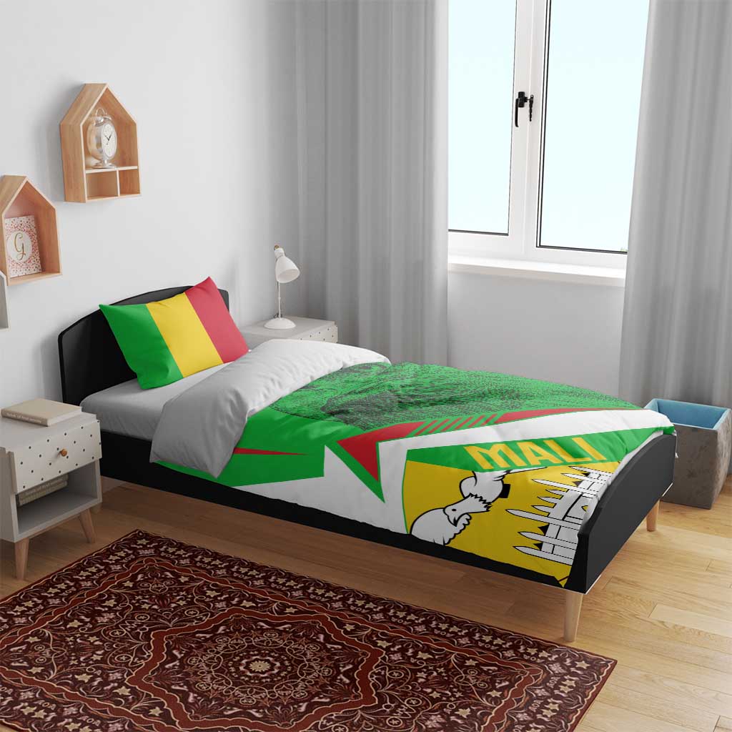 Mali Vulture Eagles Bedding Set African Pattern Flag Color
