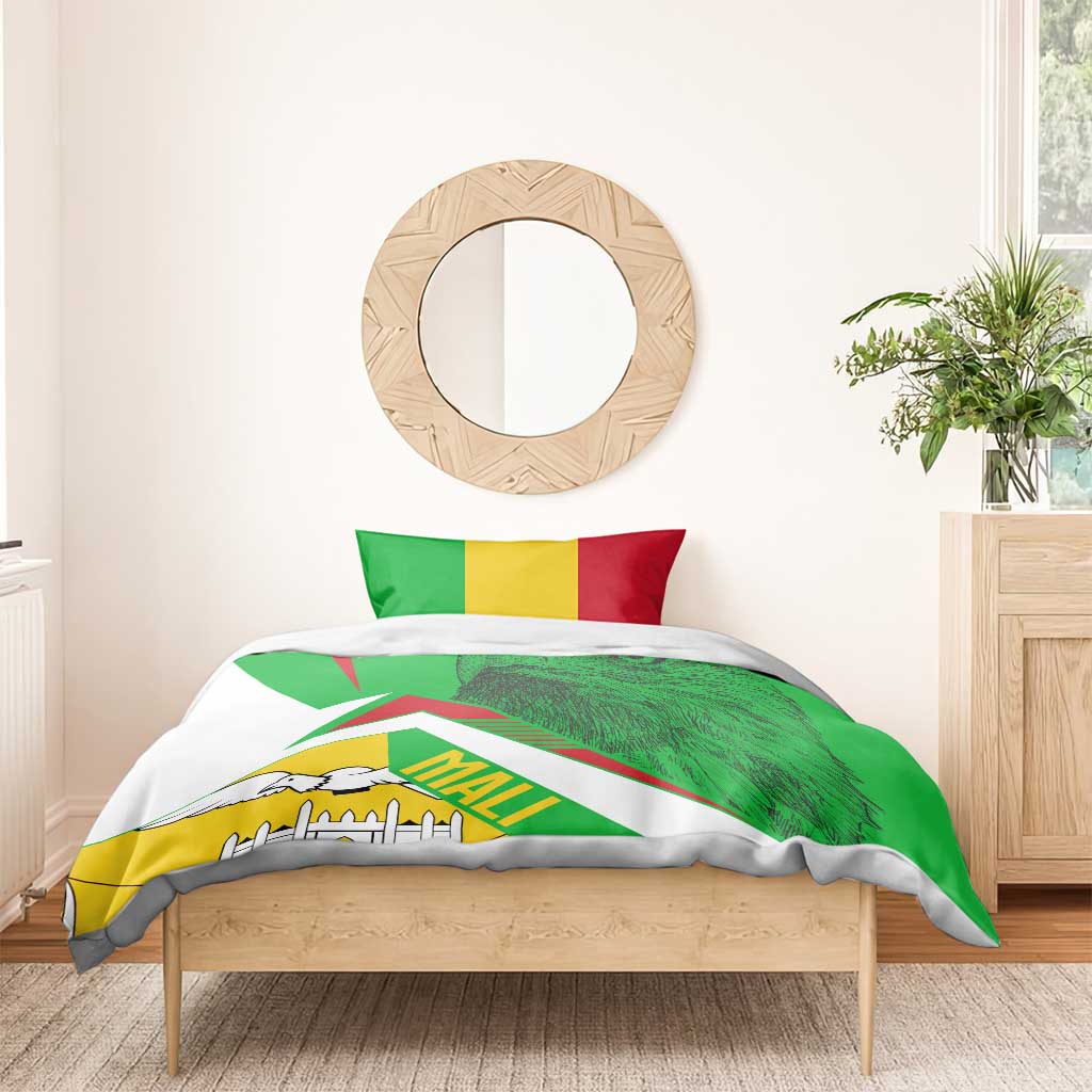 Mali Vulture Eagles Bedding Set African Pattern Flag Color