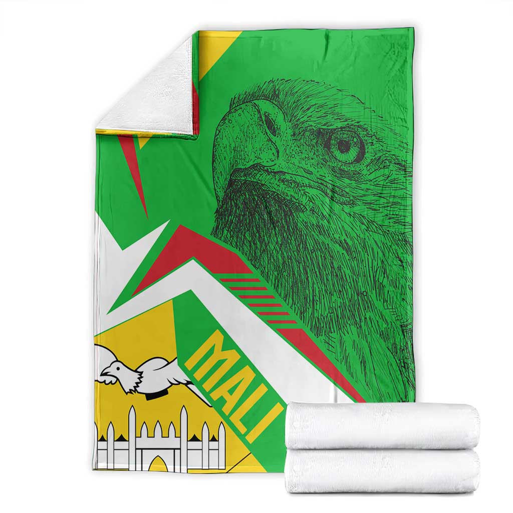 Mali Vulture Eagles Blanket African Pattern Flag Color