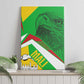 Mali Vulture Eagles Canvas Wall Art African Pattern Flag Color
