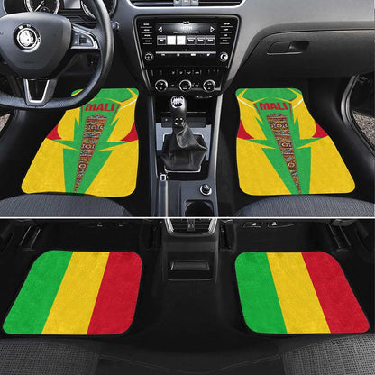 Mali Vulture Eagles Car Mats African Pattern Flag Color