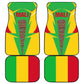 Mali Vulture Eagles Car Mats African Pattern Flag Color