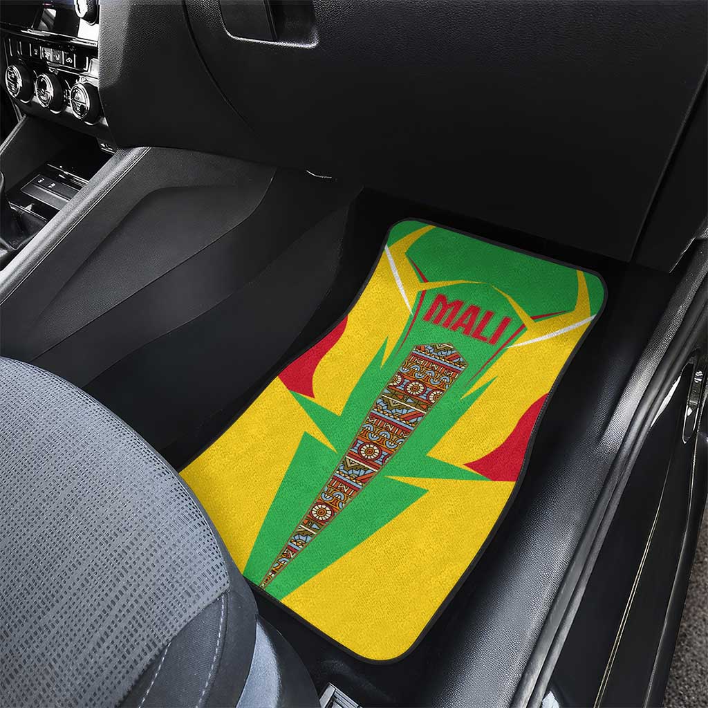Mali Vulture Eagles Car Mats African Pattern Flag Color