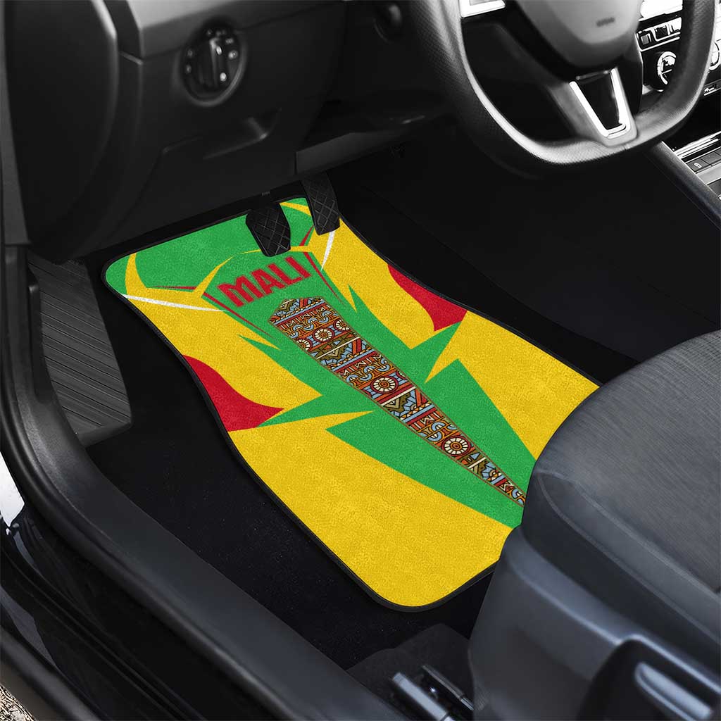 Mali Vulture Eagles Car Mats African Pattern Flag Color