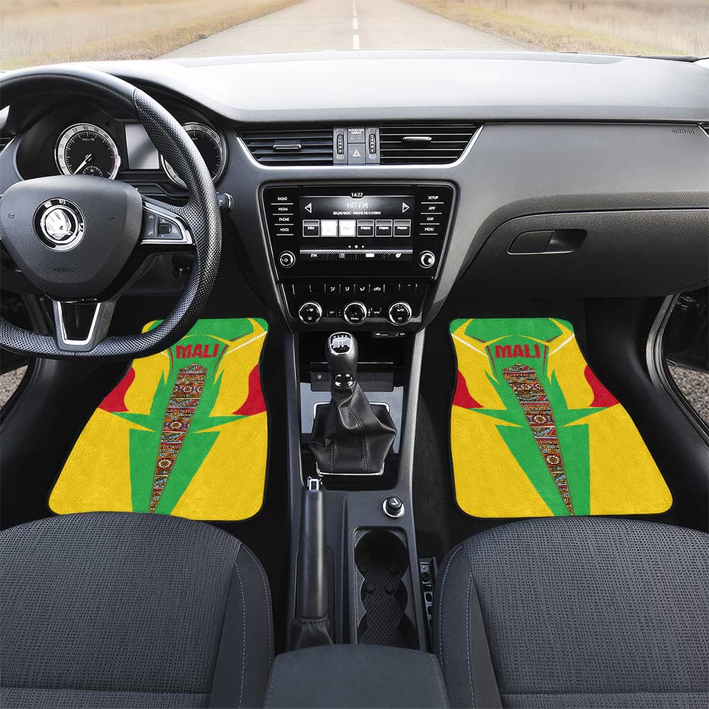 Mali Vulture Eagles Car Mats African Pattern Flag Color