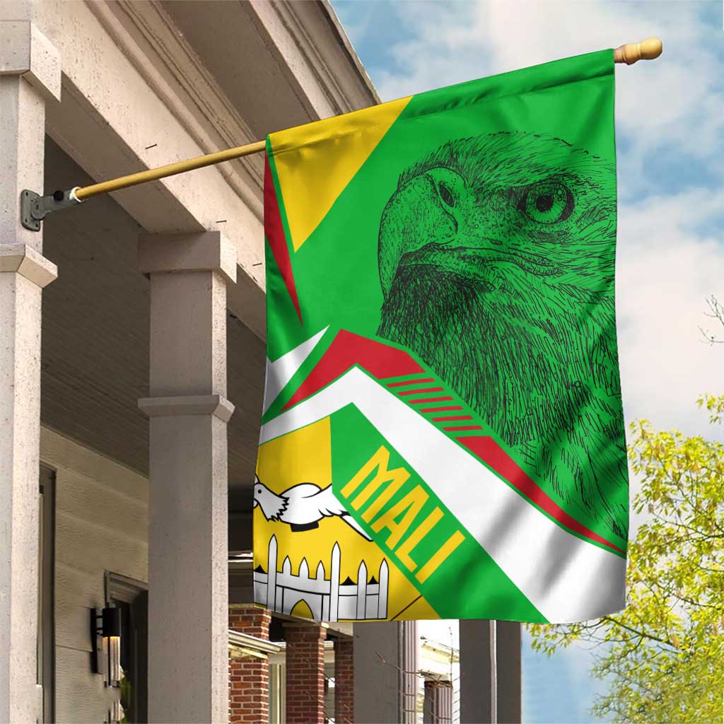 Mali Vulture Eagles Garden Flag African Pattern Flag Color
