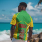 Mali Vulture Eagles Hawaiian Shirt African Pattern Flag Color