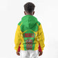 Mali Vulture Eagles Kid Hoodie African Pattern Flag Color