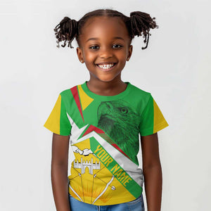 Mali Vulture Eagles Kid T shirt African Pattern Flag Color