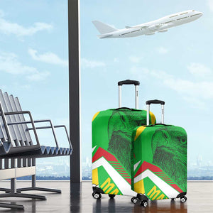 Mali Vulture Eagles Luggage Cover African Pattern Flag Color