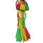 Mali Vulture Eagles Mermaid Dress African Pattern Flag Color