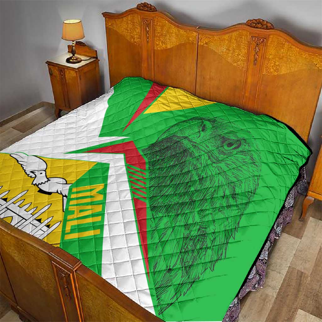 Mali Vulture Eagles Quilt African Pattern Flag Color