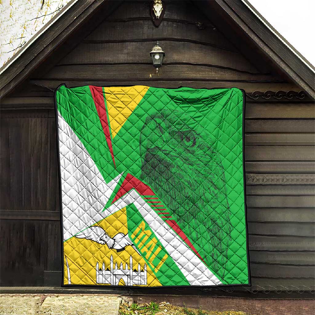 Mali Vulture Eagles Quilt African Pattern Flag Color