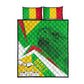 Mali Vulture Eagles Quilt Bed Set African Pattern Flag Color