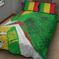 Mali Vulture Eagles Quilt Bed Set African Pattern Flag Color