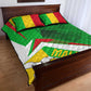 Mali Vulture Eagles Quilt Bed Set African Pattern Flag Color