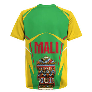 Mali Vulture Eagles Rugby Jersey African Pattern Flag Color