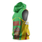 Mali Vulture Eagles Sleeveless Hoodie African Pattern Flag Color - African Pride