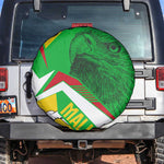 Mali Vulture Eagles Spare Tire Cover African Pattern Flag Color