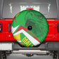 Mali Vulture Eagles Spare Tire Cover African Pattern Flag Color