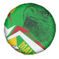 Mali Vulture Eagles Spare Tire Cover African Pattern Flag Color