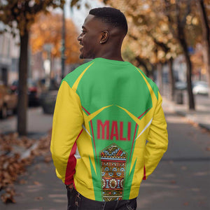 Mali Vulture Eagles Sweatshirt African Pattern Flag Color
