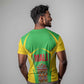 Mali Vulture Eagles T shirt African Pattern Flag Color