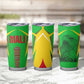 Mali Vulture Eagles Tumbler Cup African Pattern Flag Color