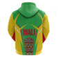 Mali Vulture Eagles Zip Hoodie African Pattern Flag Color