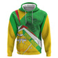 Mali Vulture Eagles Zip Hoodie African Pattern Flag Color