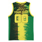 Personalized Senegal Football Lion Basketball Jersey Fierce Roaring Lion Soccer Art With Senegal Flag