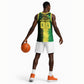 Personalized Senegal Football Lion Basketball Jersey Fierce Roaring Lion Soccer Art With Senegal Flag