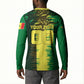 Personalized Senegal Football Lion Button Sweatshirt Fierce Roaring Lion Soccer Art With Senegal Flag