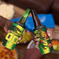Personalized Senegal Football Lion 4 in 1 Can Cooler Tumbler Fierce Roaring Lion Soccer Art With Senegal Flag