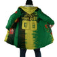 Personalized Senegal Football Lion Cloak Fierce Roaring Lion Soccer Art With Senegal Flag