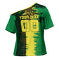 Personalized Senegal Football Lion Cross Shoulder Shirt Fierce Roaring Lion Soccer Art With Senegal Flag