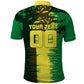 Personalized Senegal Football Lion Polo Shirt Fierce Roaring Lion Soccer Art With Senegal Flag