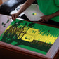 Personalized Senegal Football Lion Puzzle Fierce Roaring Lion Soccer Art With Senegal Flag