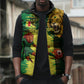 Personalized Senegal Football Lion Sleeveless Puffer Jacket Fierce Roaring Lion Soccer Art With Senegal Flag