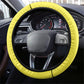 Senegal Football Lion Steering Wheel Cover Fierce Roaring Lion Soccer Art With Senegal Flag