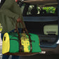 Personalized Senegal Football Lion Travel Bag Fierce Roaring Lion Soccer Art With Senegal Flag